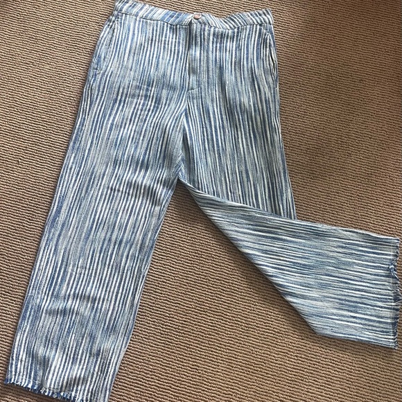 New/Without Tags. Overstock. Free People Marta Yarn Dye Trousers - Picture 9 of 9